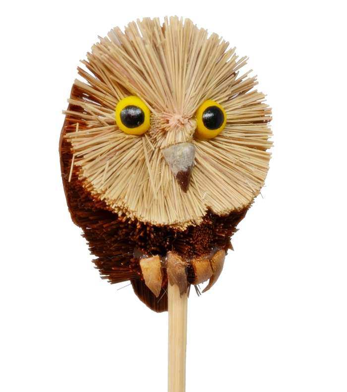 Brushart Bristle Brush Owl Stick